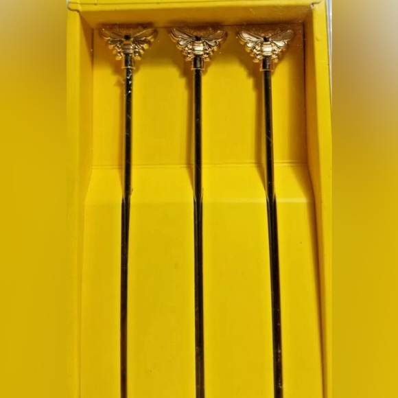 Jack Daniels Honey Cocktail Stir Swizzle Sticks Set of 3 limited edition - Picture 6 of 9